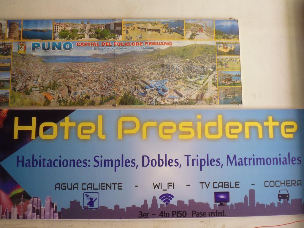 Presidente Inn Puno Exteriér fotografie