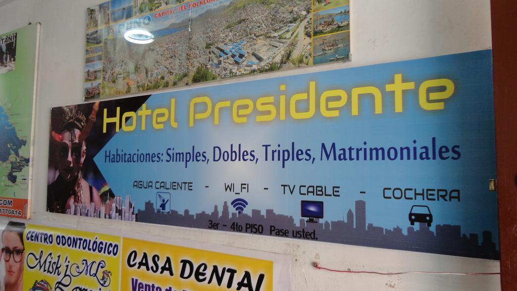Presidente Inn Puno Exteriér fotografie